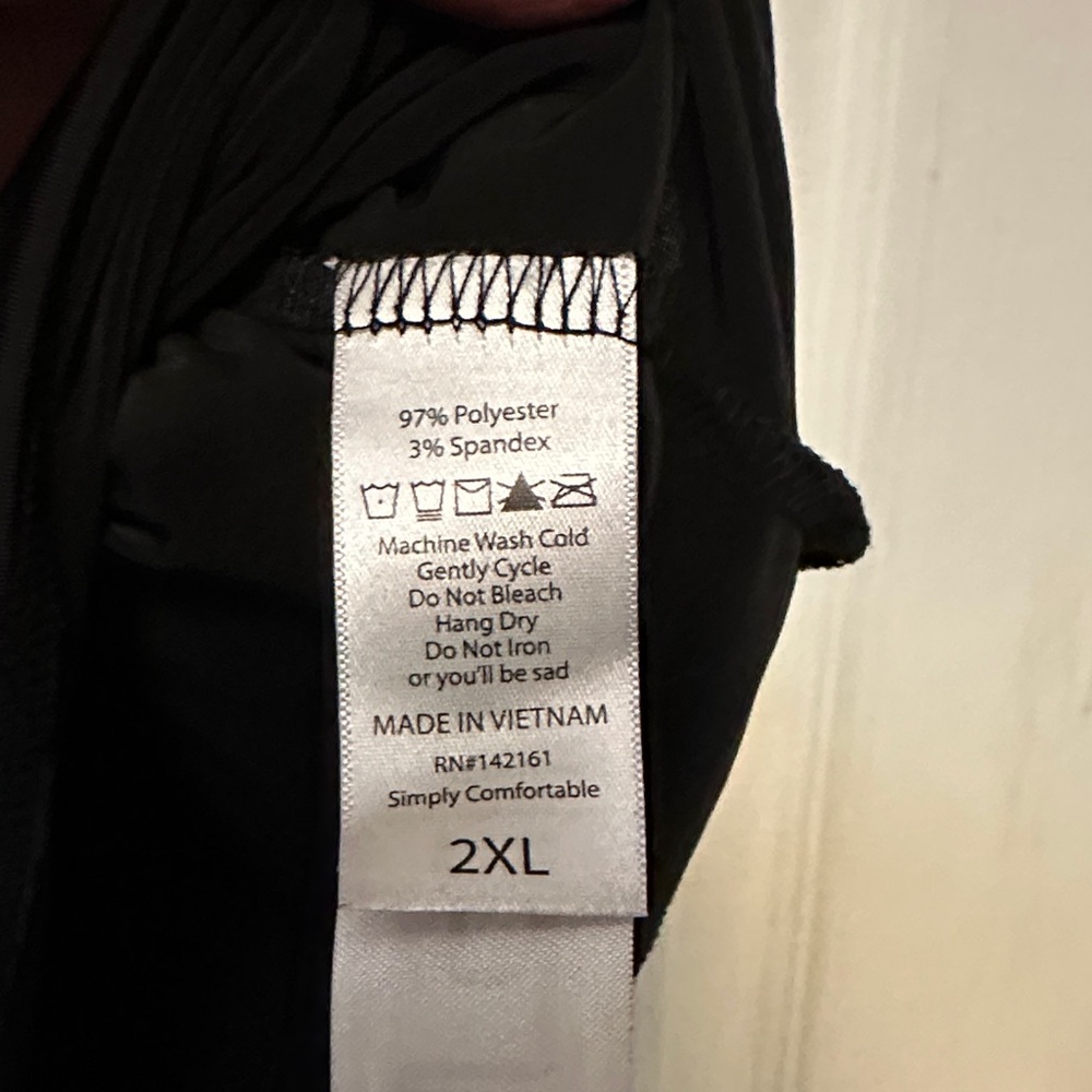 LuLaRoe Black Camisole Top - Picture 3 of 4
